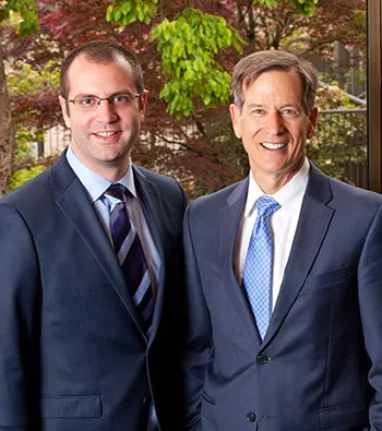 Dr. Welch and Dr. Sweeney standing together